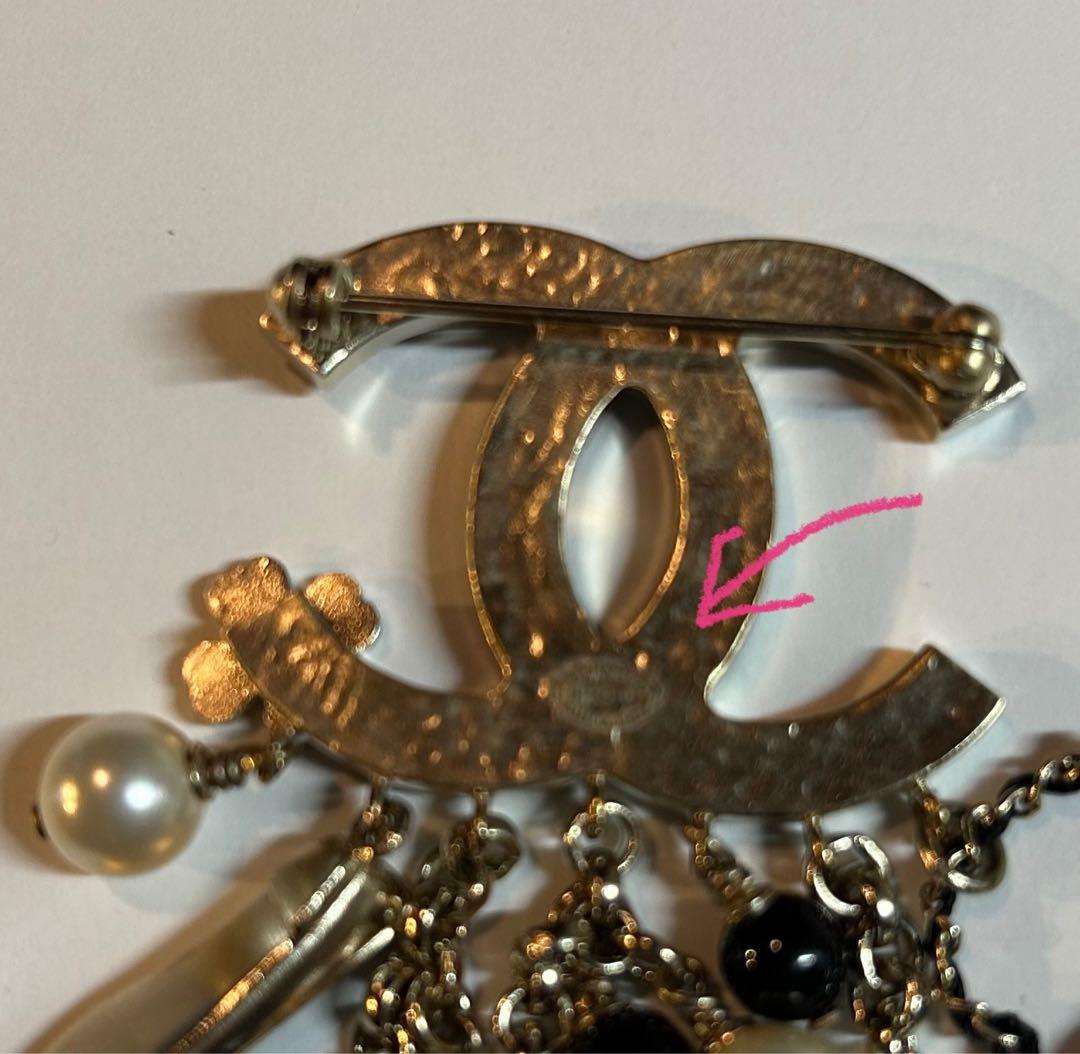 CHANELシャネル ブローチ　マトラッセ　バレエシューズ　No5