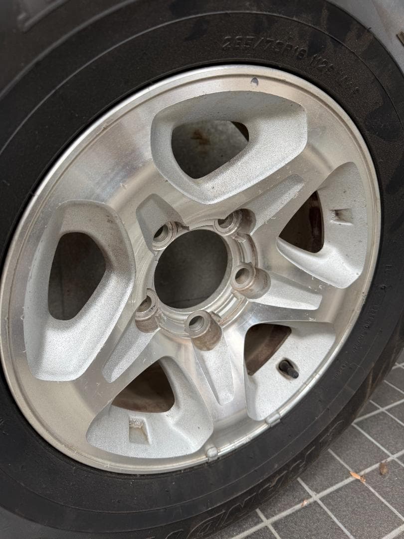 DUNLOP AT20 16インチ&再販ランクル70 ホイールセット