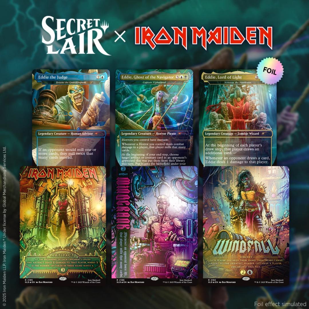 MTG Iron Maiden: Eddie Unchained Foil版