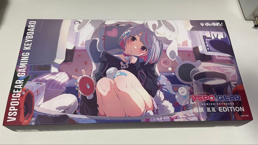 【新品・未使用品】兎咲ミミ ぶいすぽ VSPO!GEAR ゲーミングキーボード