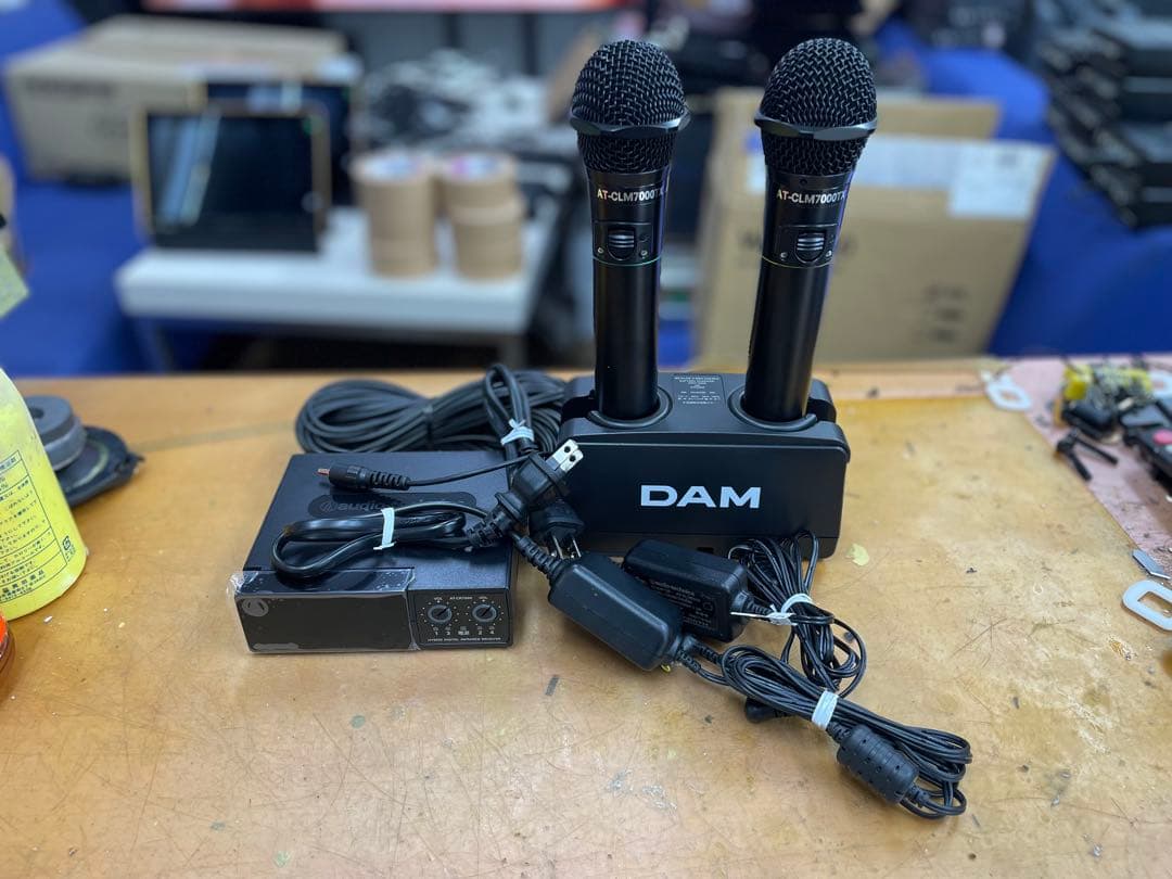 オーディオテクニカ赤外線ワイヤレスマイクセット CR7000+CLM7000