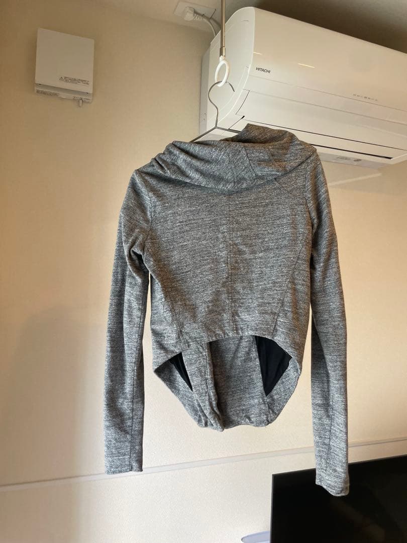 HELMUT LANG ジップアップ カットソー グレー