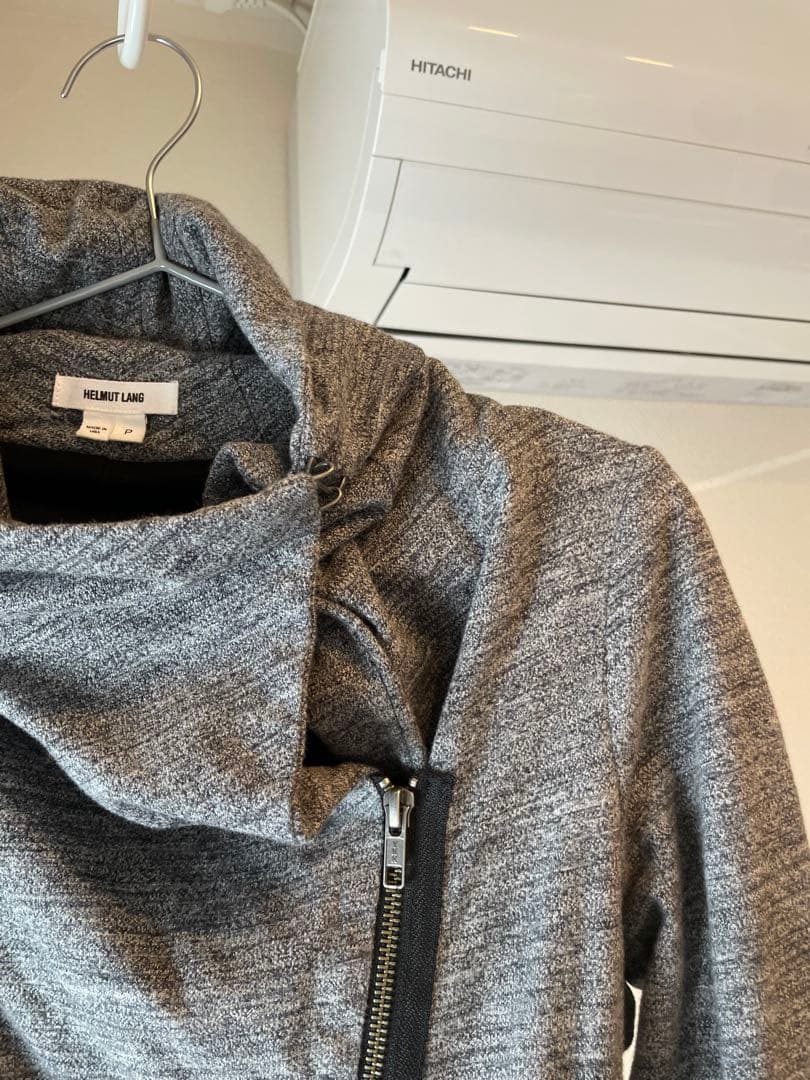 HELMUT LANG ジップアップ カットソー グレー