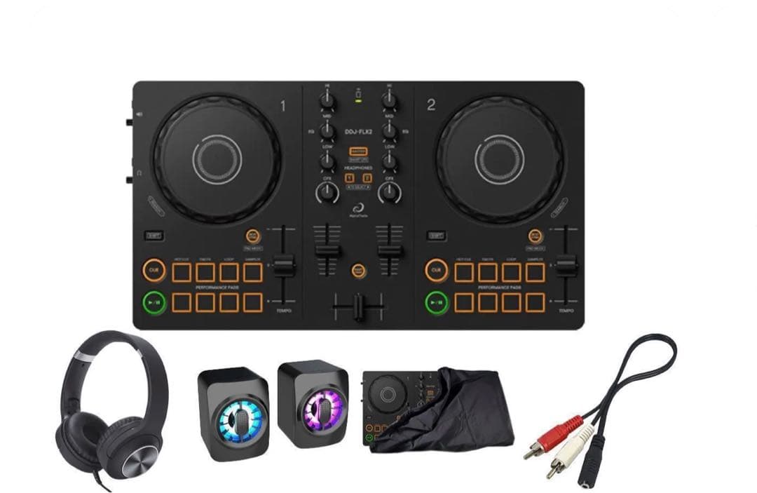 DDJ-FLX4 【初心者全部入りスピーカー・ヘッドホンセット】