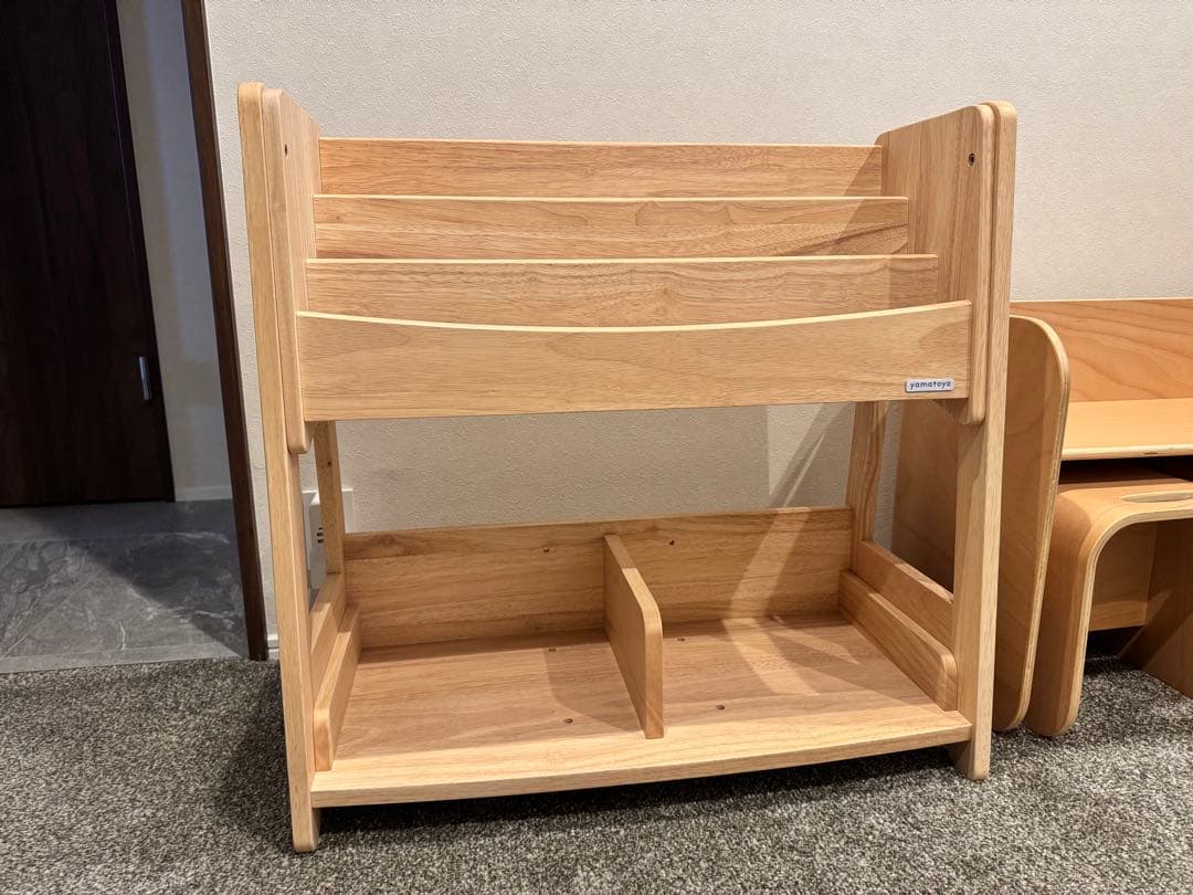 【美品・直接受渡しの場合はお値引きあり】大和屋 ノスタ3 ブックシェルフ 絵本棚