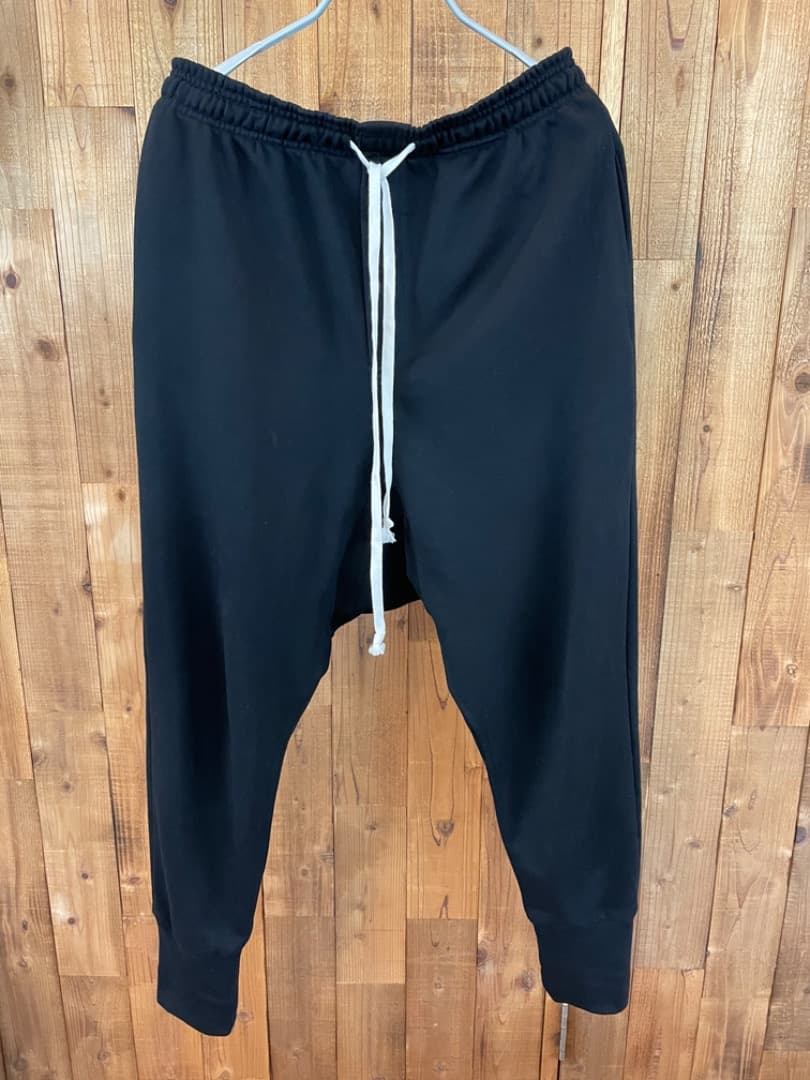 ✓AD WERKS ブラック サルエルパンツ