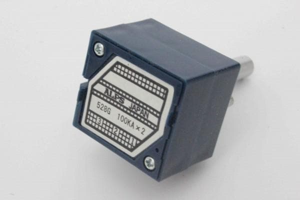 100K8個基板おまけ正規 アルプス  2連 ボリューム クリックなし RK27