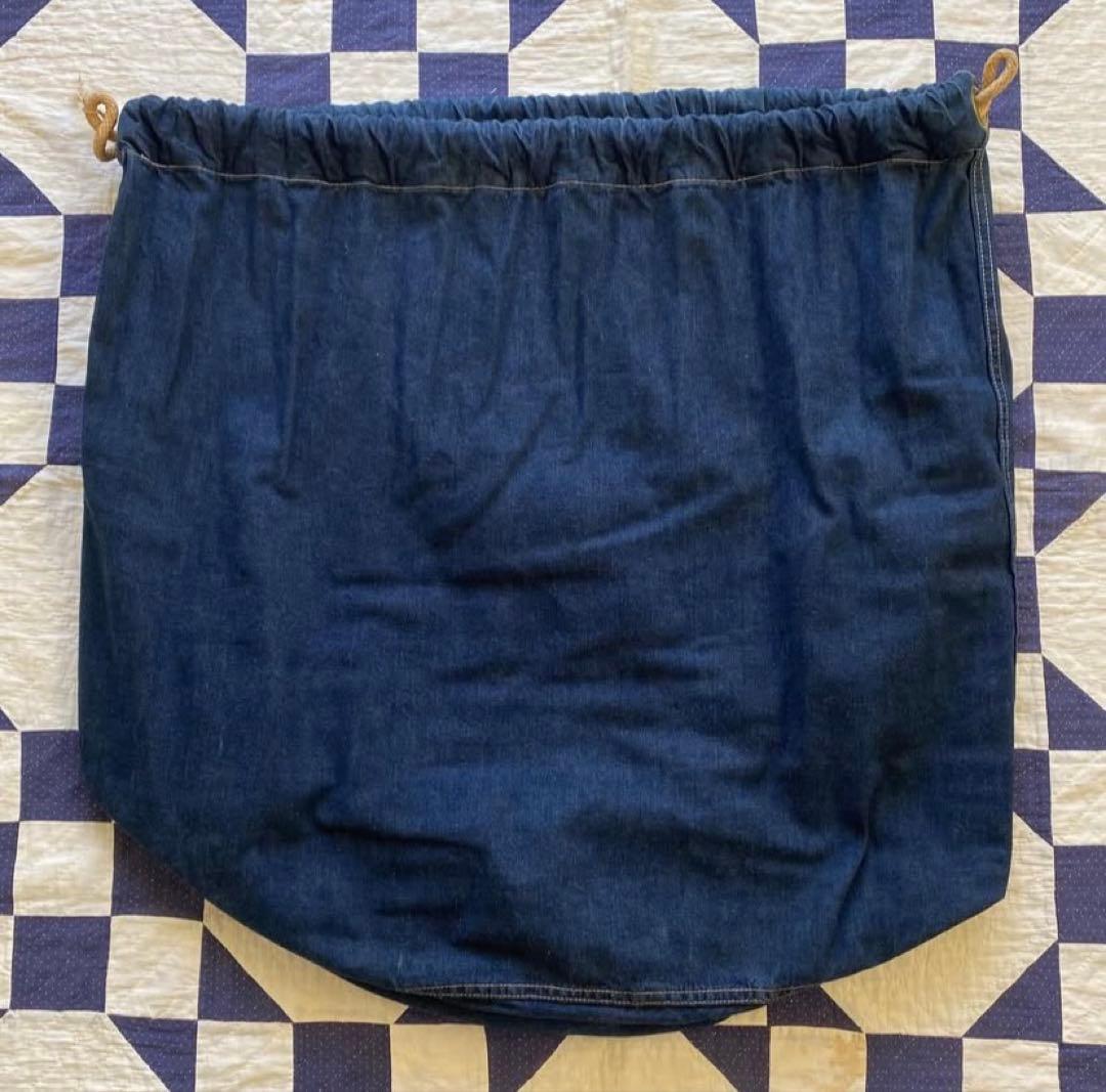 30s 40s 米軍実物 U.S.NAVY ビンテージ デニム ランドリーバッグ