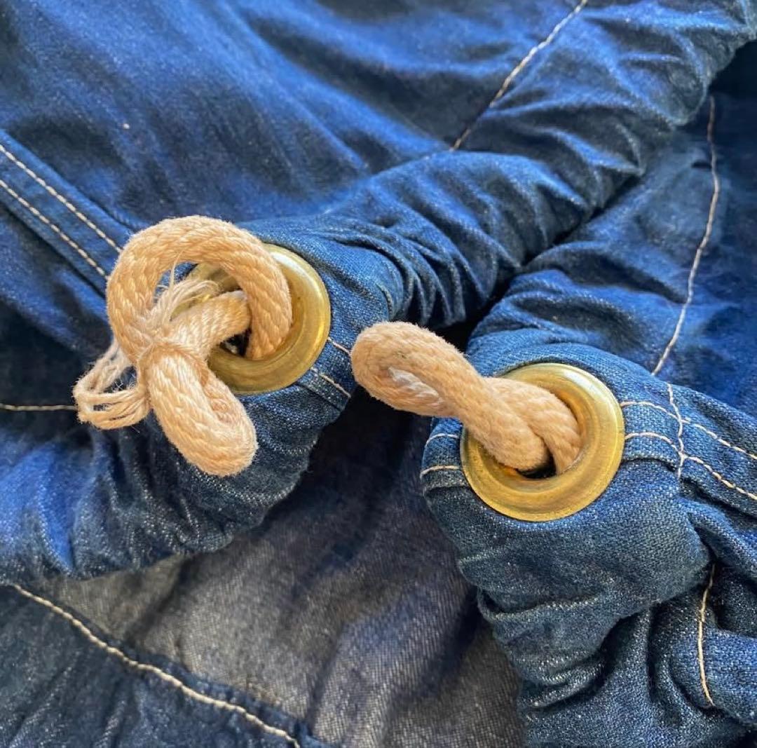 30s 40s 米軍実物 U.S.NAVY ビンテージ デニム ランドリーバッグ