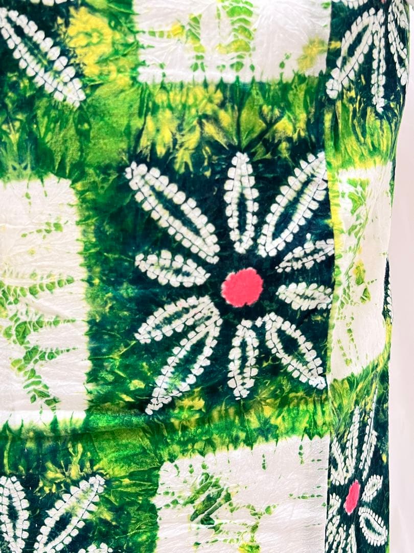 有松鳴海絞り　ゆかた