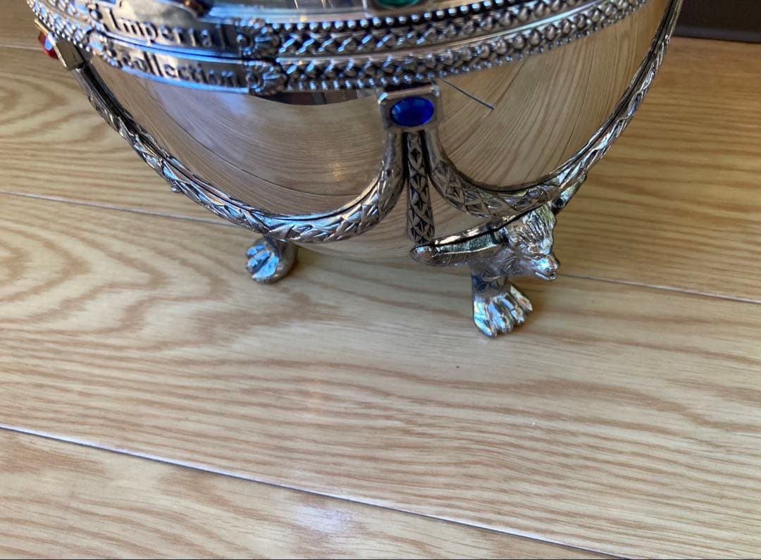 ラドガ インペリアルコレクション 銀 ベネチアングラス デキャンタ 空瓶 空箱