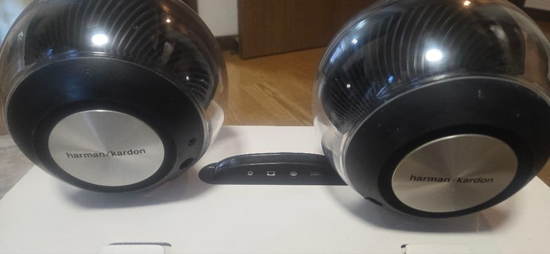 harman/kardon 円形スピーカー スタンド付き