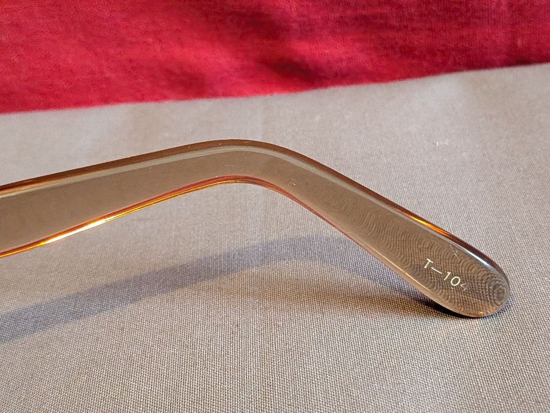 【泰八郎謹製】 眼鏡　メガネ　クリアベージュ　T-104