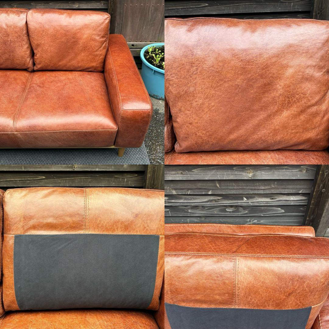 unico　SUABI　スアビ　3シーター　レザーソファ　仙台　宮城