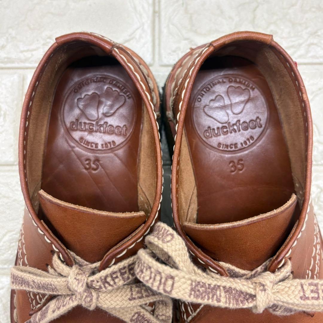 【美品】duckfeet ダックフィート ユトランド 35 レースアップ