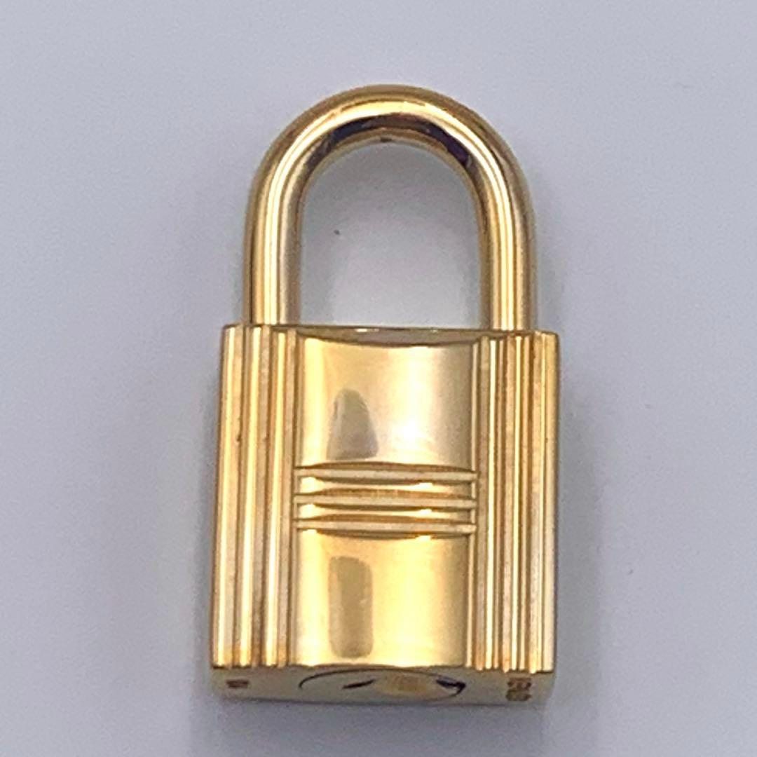 ★HERMESエルメス カデナ 24Kメッキ No.104 クロシェット 鍵付き