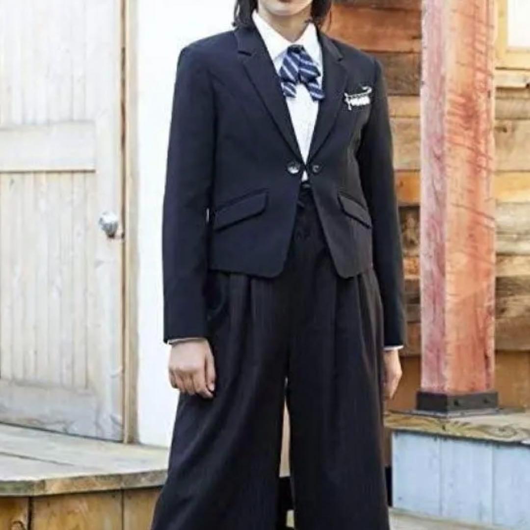 極美品　エルアンノアール　ワイドパンツスーツ　150　ガールズ　卒服　セレモニー