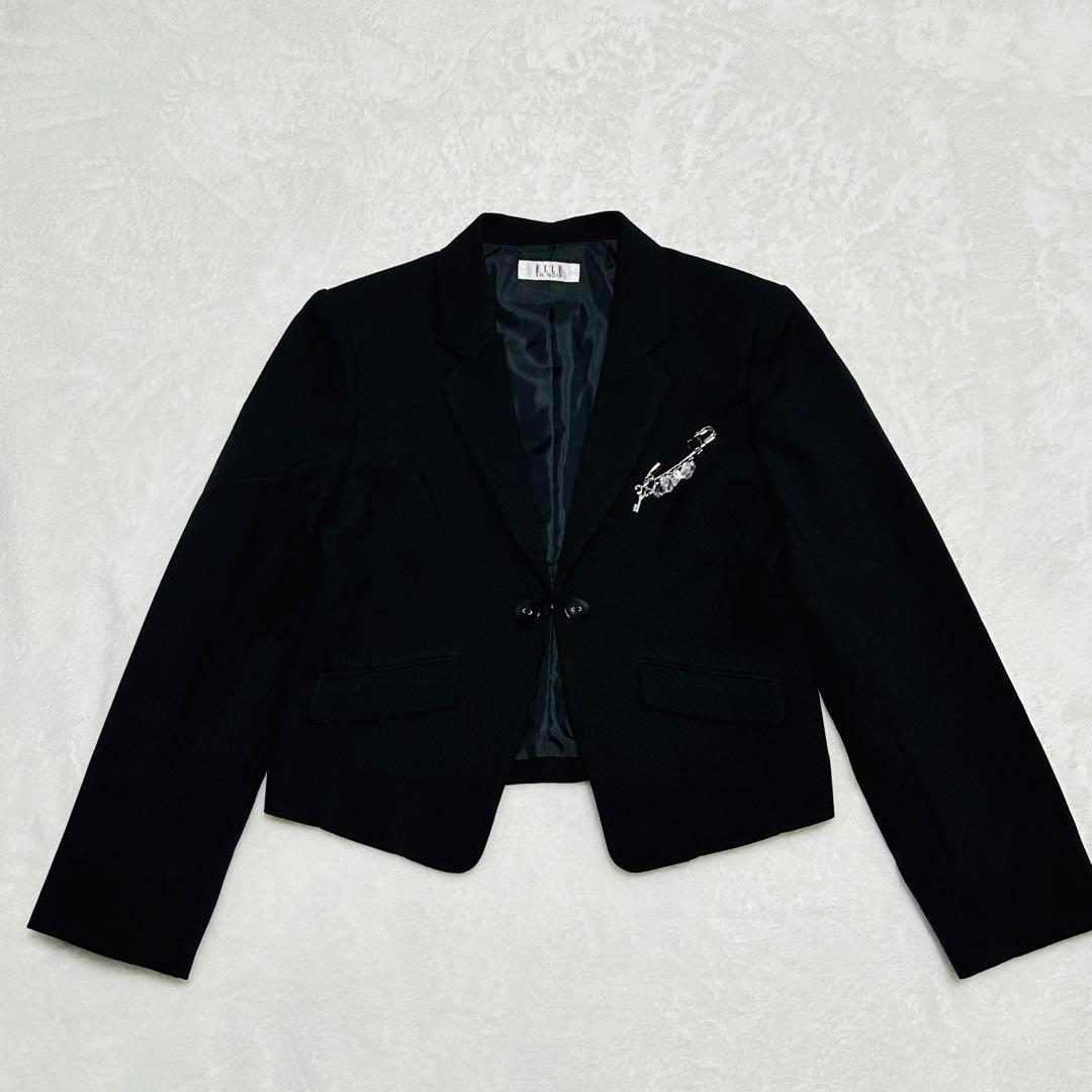 極美品　エルアンノアール　ワイドパンツスーツ　150　ガールズ　卒服　セレモニー