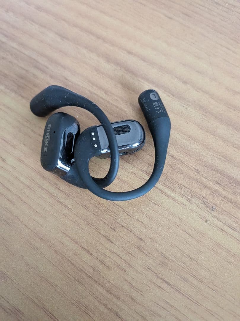 shokz 骨伝導イヤホン ブラック ケース無し