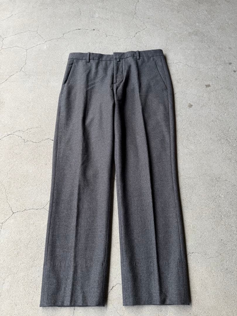 パンツ JIL SANDER 17AW Archive Gray Wool Slacks