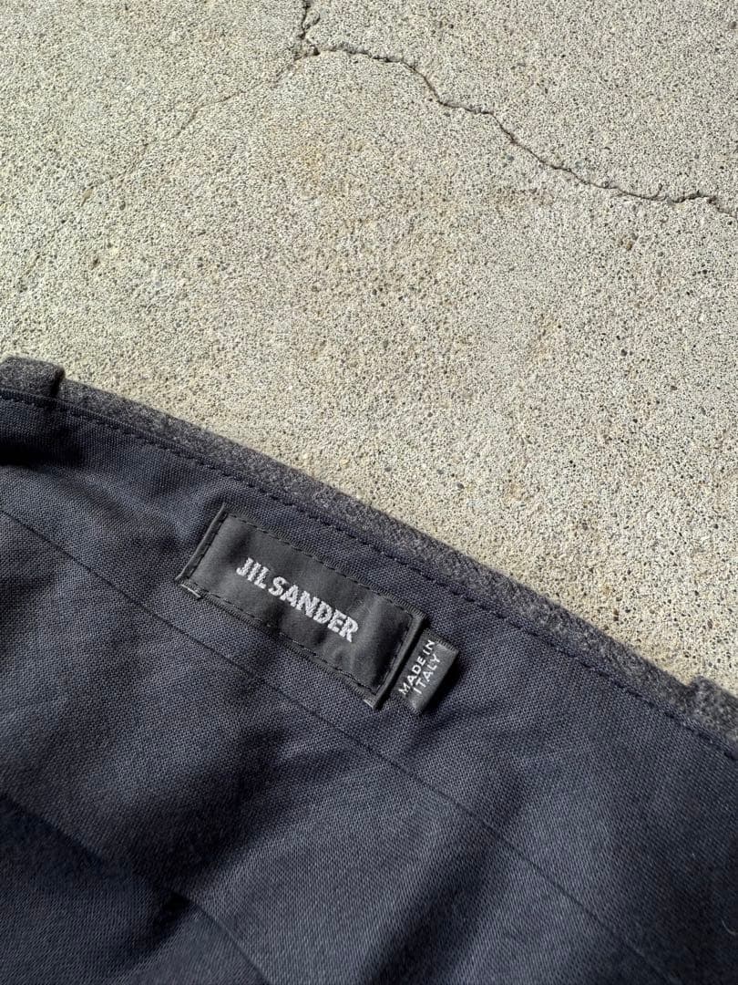 パンツ JIL SANDER 17AW Archive Gray Wool Slacks