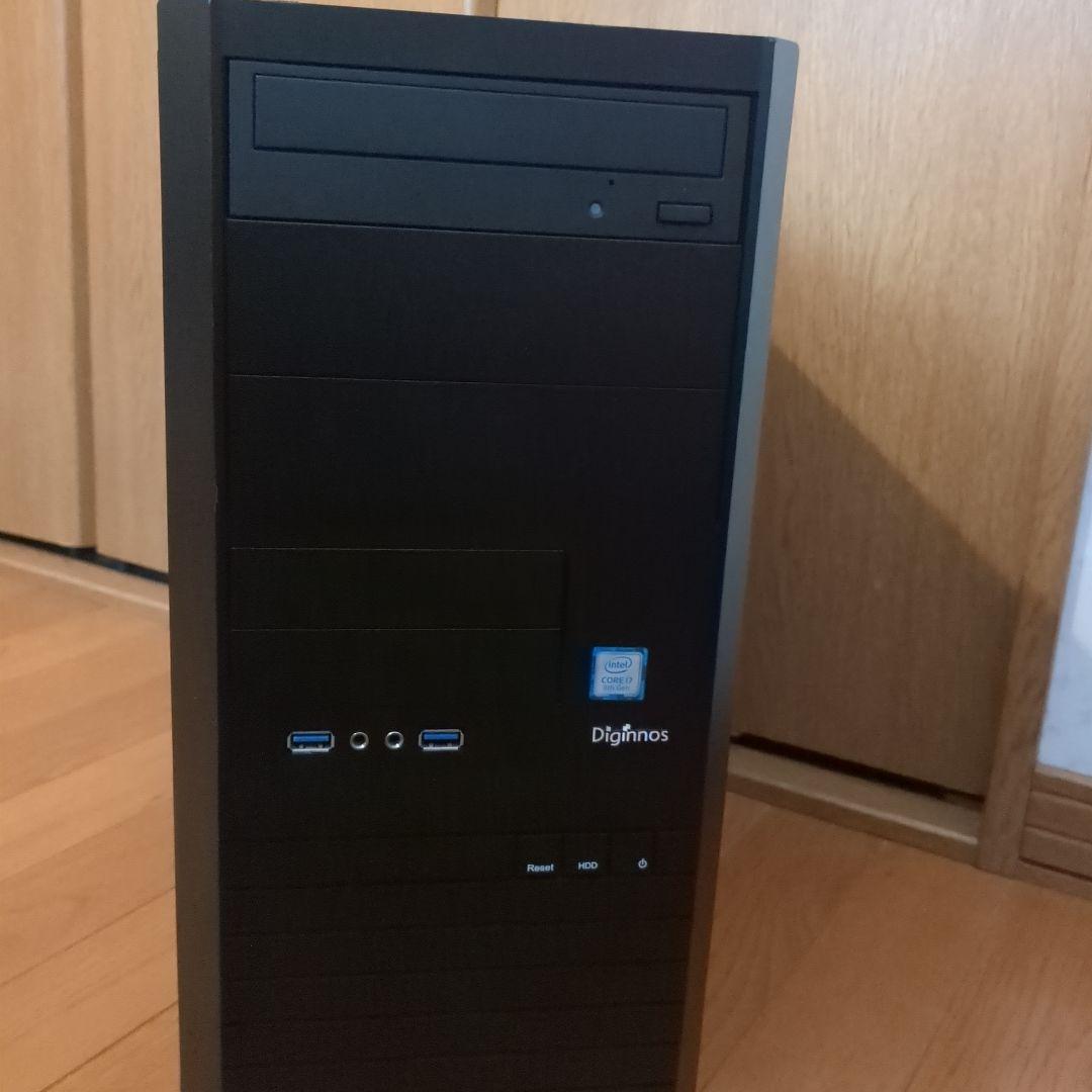 Diginnos デスクトップPC I7-8700搭載