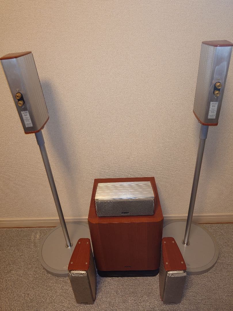 そ*子様 DENONスピーカーセット(スピーカー5点、サブウーファー1点、スタン