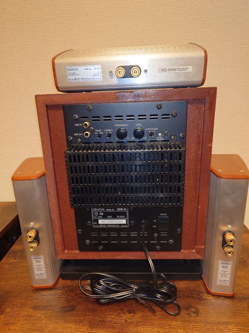 そ*子様 DENONスピーカーセット(スピーカー5点、サブウーファー1点、スタン