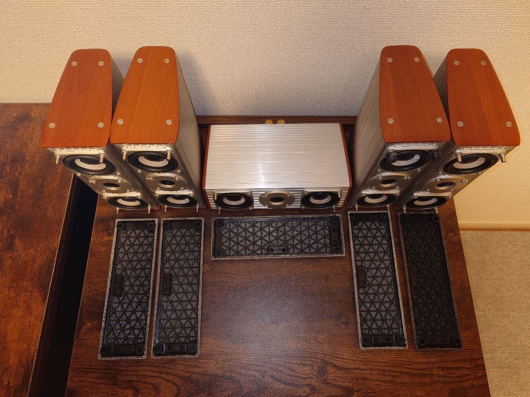 そ*子様 DENONスピーカーセット(スピーカー5点、サブウーファー1点、スタン