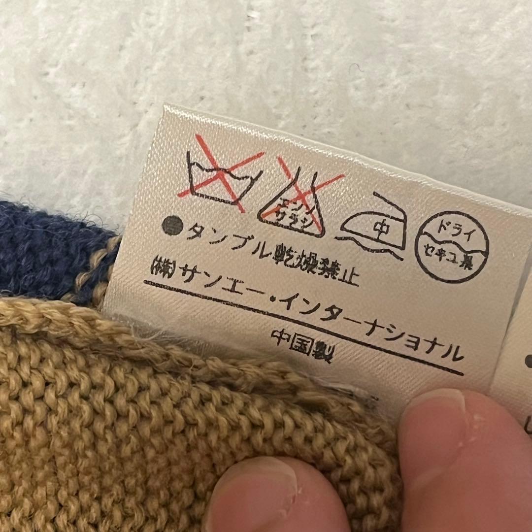 美品 パーリーゲイツ ゴルフ ニット セーター 1 89 ウール キャメル 希少