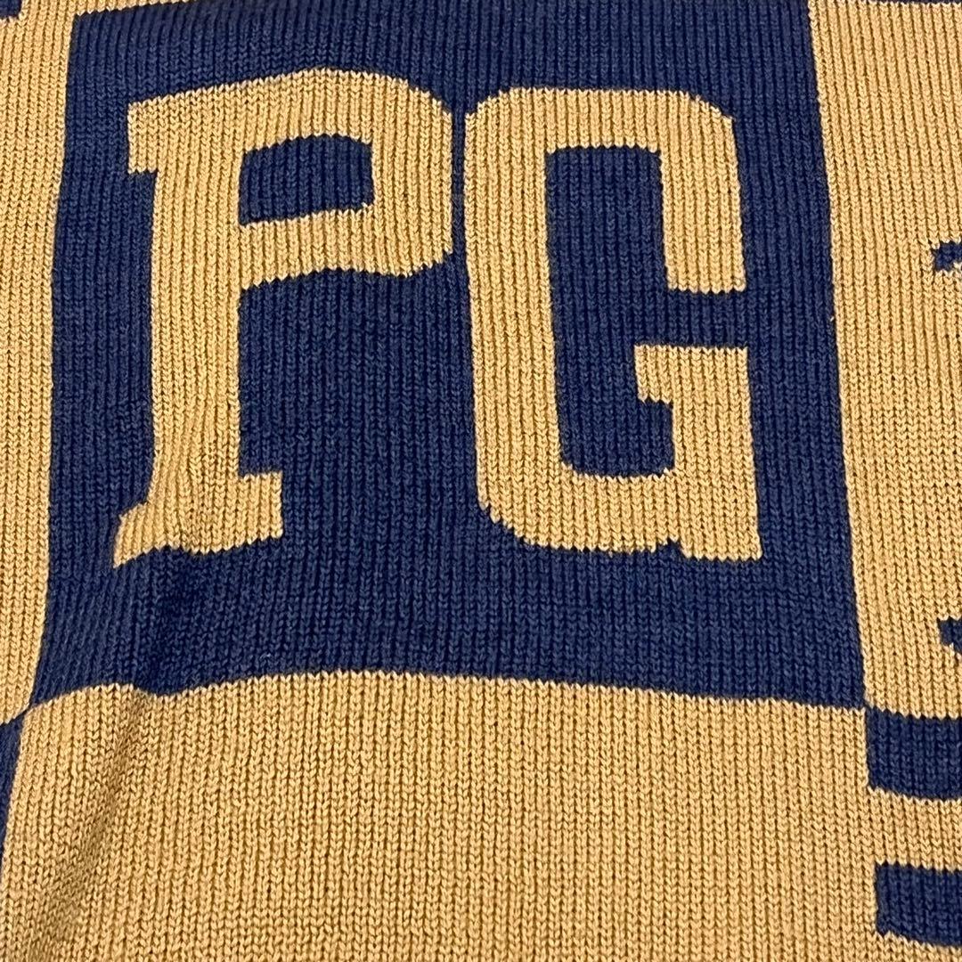 美品 パーリーゲイツ ゴルフ ニット セーター 1 89 ウール キャメル 希少