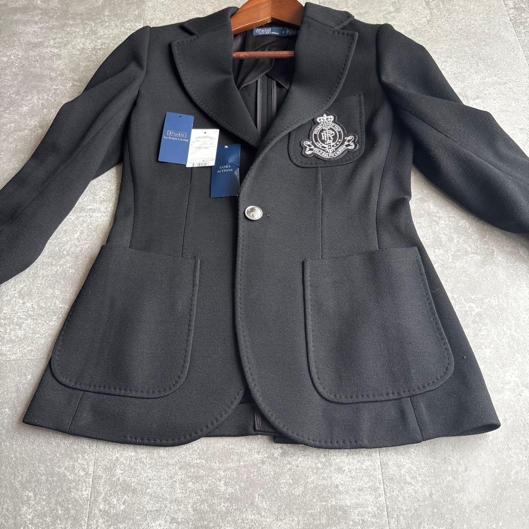 ０　レディース　ラルフローレン　黒　ブレザー タグあり　国内正規品　現行