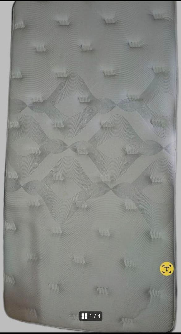 e10　シングルスプリングマットレス グレー