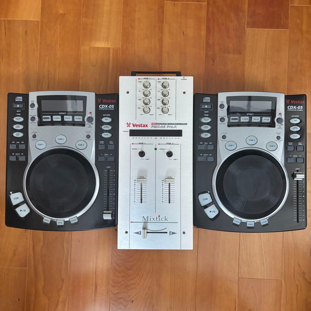 Vestax CDX-95 & PMC-06 ProA CDJ ミキサーセット