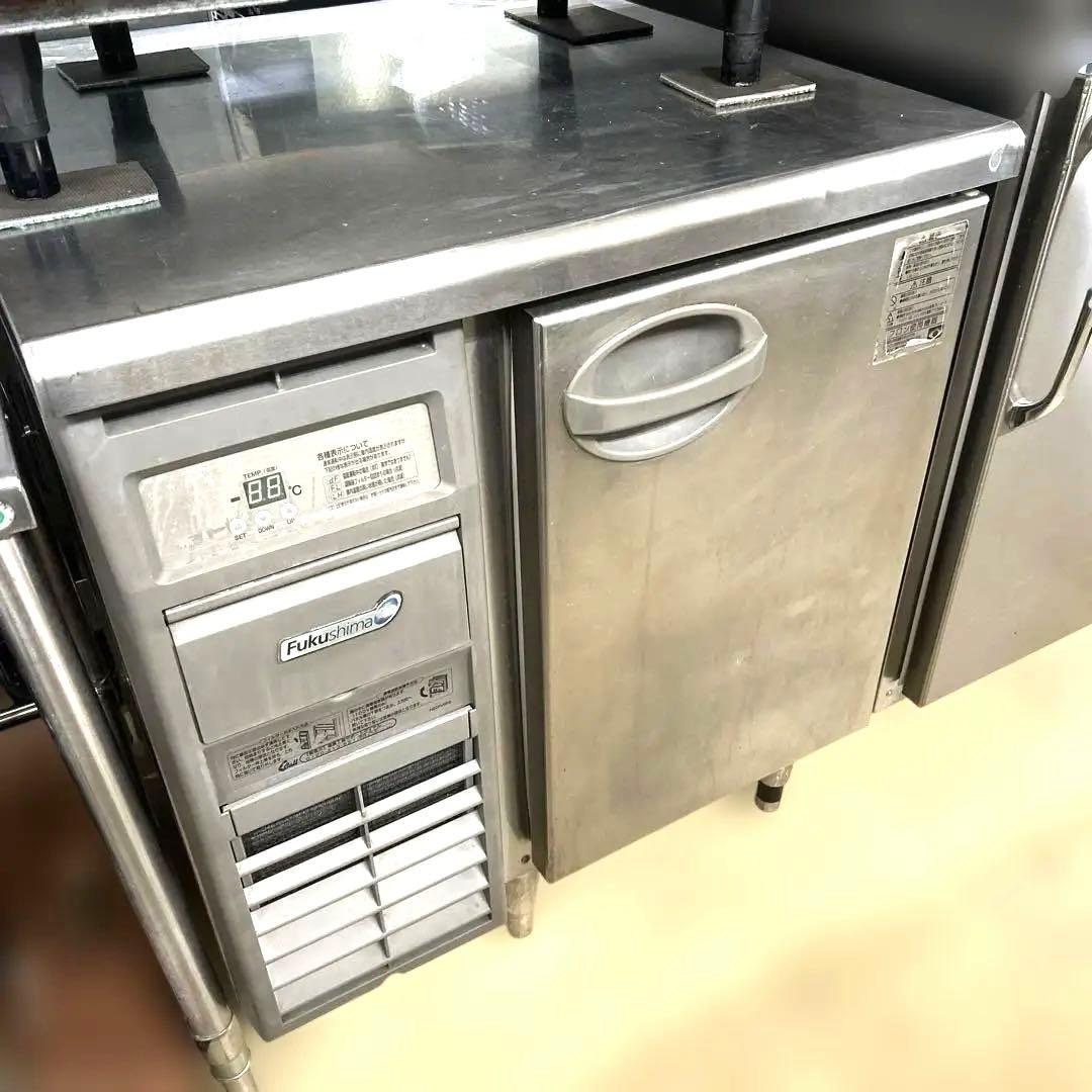 7050 フクシマ 冷凍コールドテーブル 1ドア YRW-081FM1 業務用