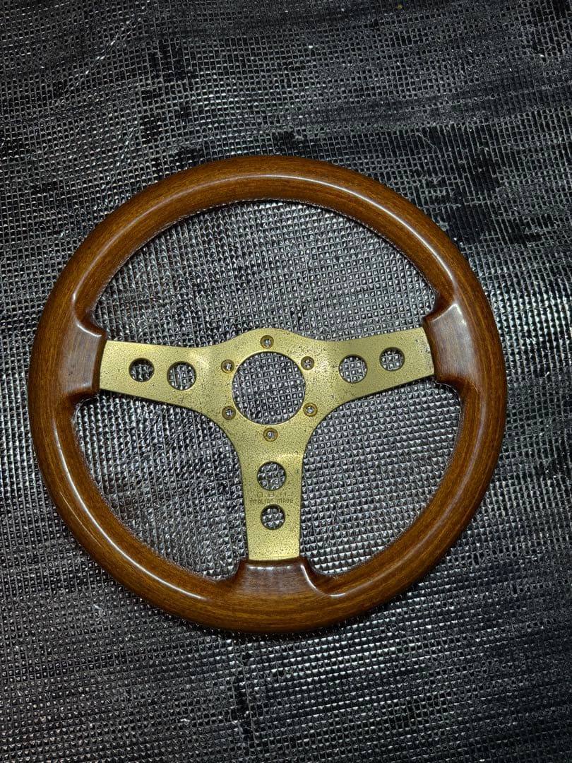 当時物 O.B.A ステアリング 33パイ