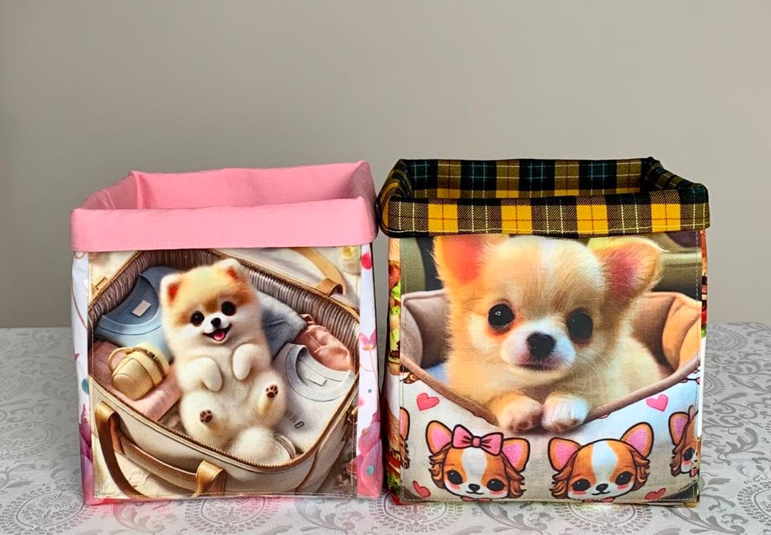 ななちゃん　チワワちゃん　トートバッグ　小物入れ