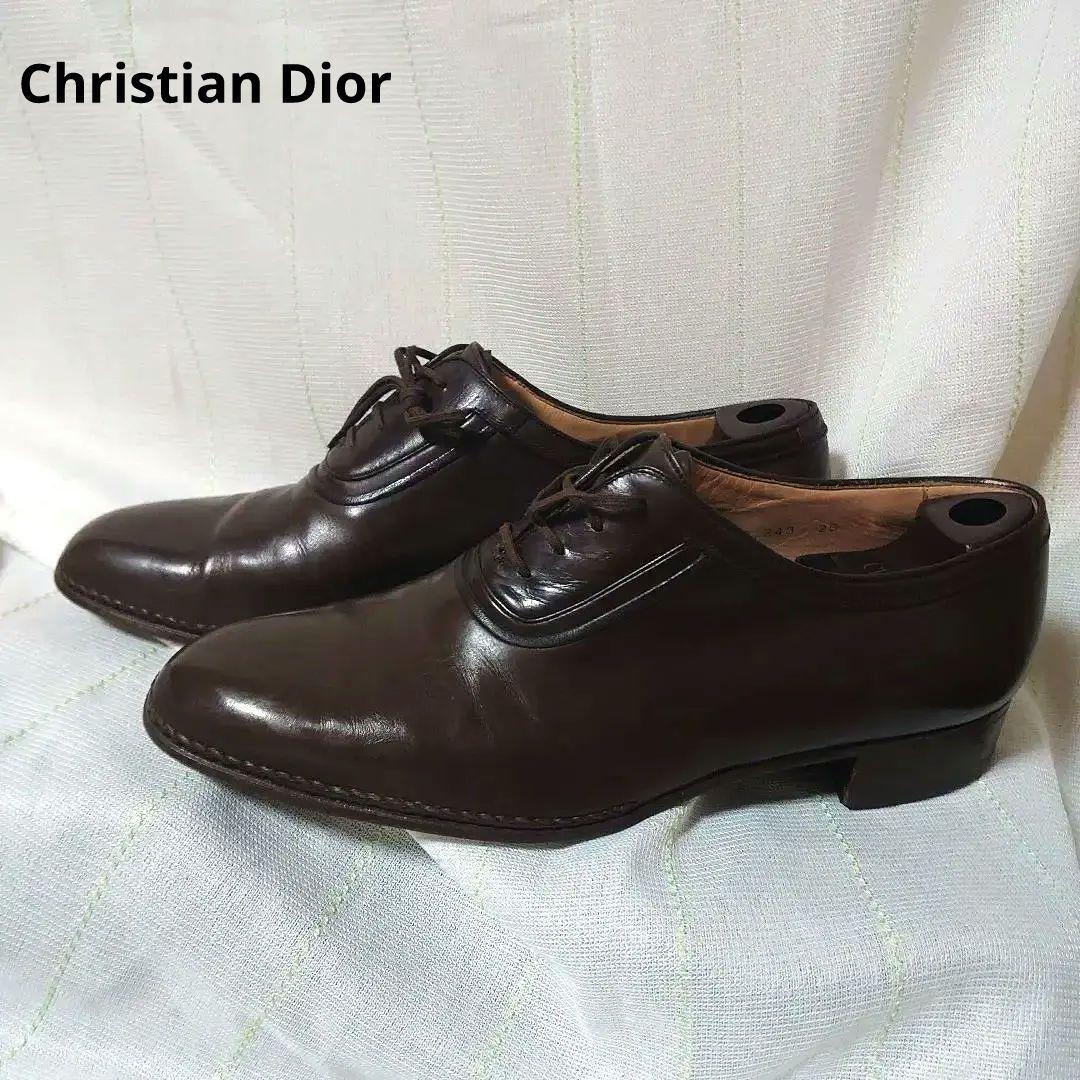 クリスチャン・ディオール　【ドレスアップシューズ　25cm　ダークブラウン】