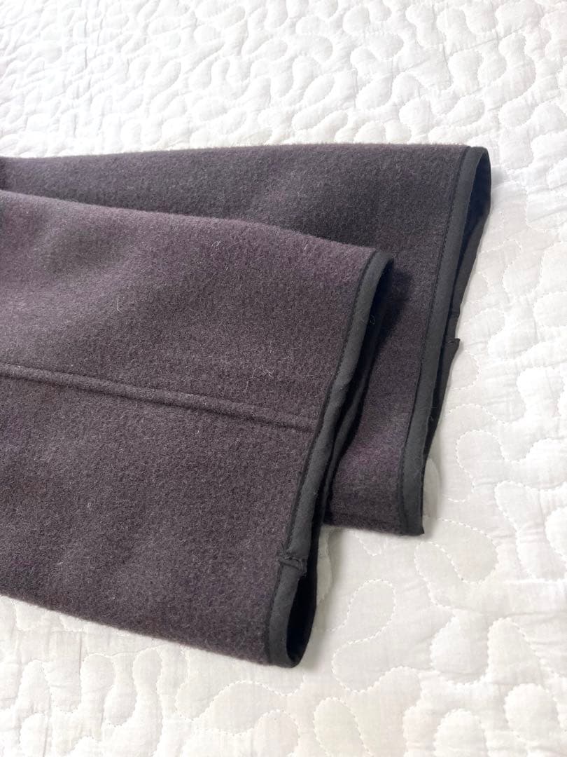 美品♦︎ガリャルダガランテ リバー仕立て ハーフガウンコート ブラウン