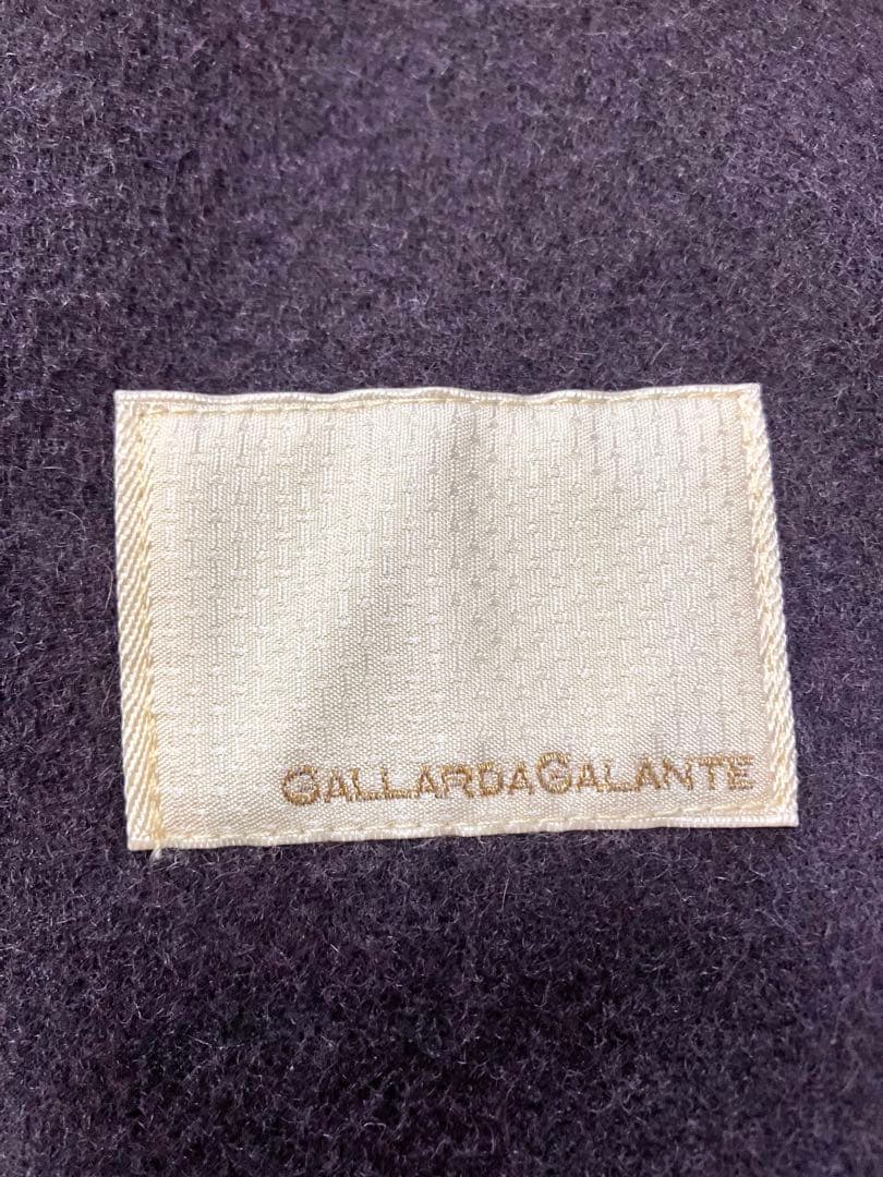 美品♦︎ガリャルダガランテ リバー仕立て ハーフガウンコート ブラウン