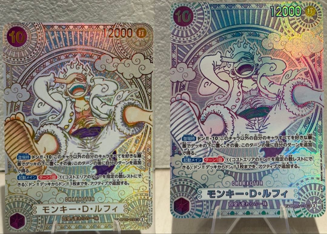 モンキー・D・ルフィ 金銀セット（盗難対策展示用）