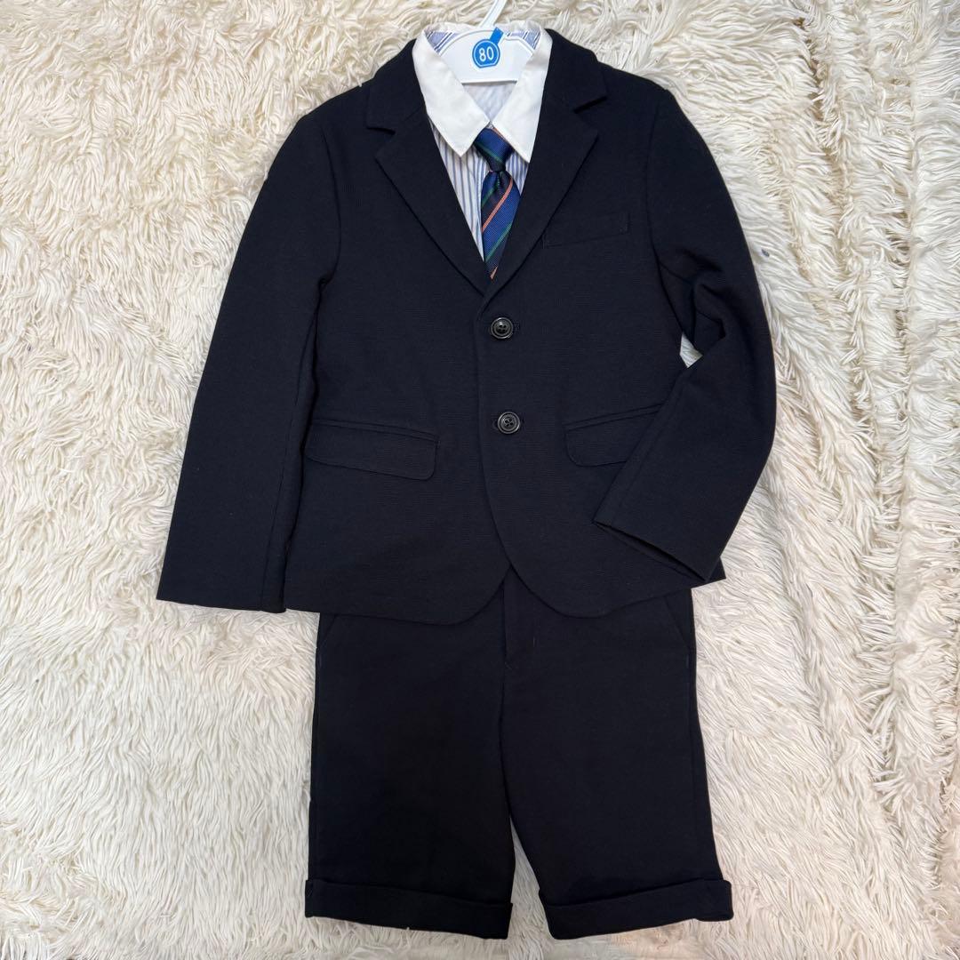 familiar フォーマルスーツ 120 男の子　入園式　卒園式　濃紺