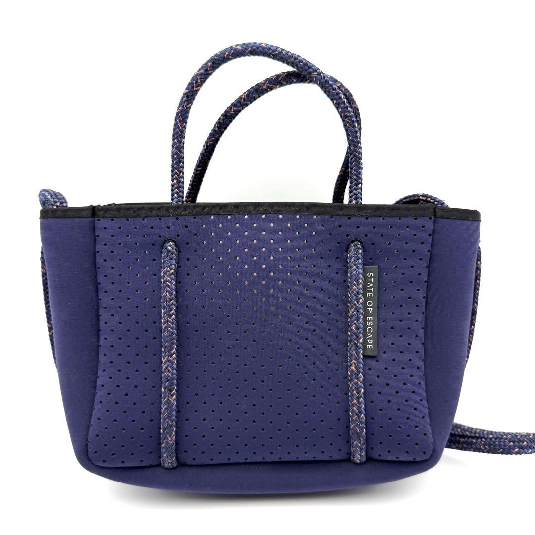 【極美品】ステイトオブエスケープ マイクロ ロンハーマン別注カラー ネイビー