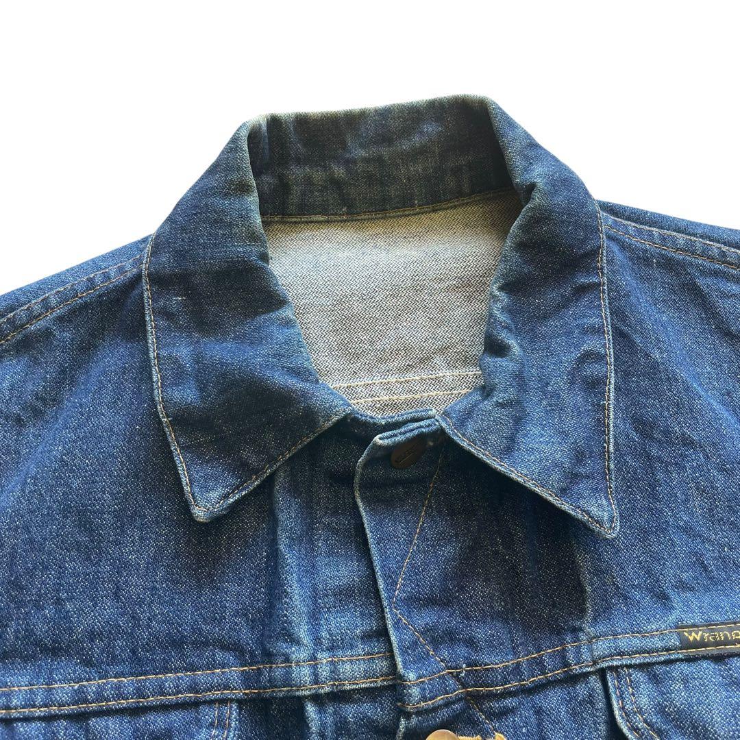 80s ヴィンテージ ラングラー デニムジャケット Wrangler 古着 M