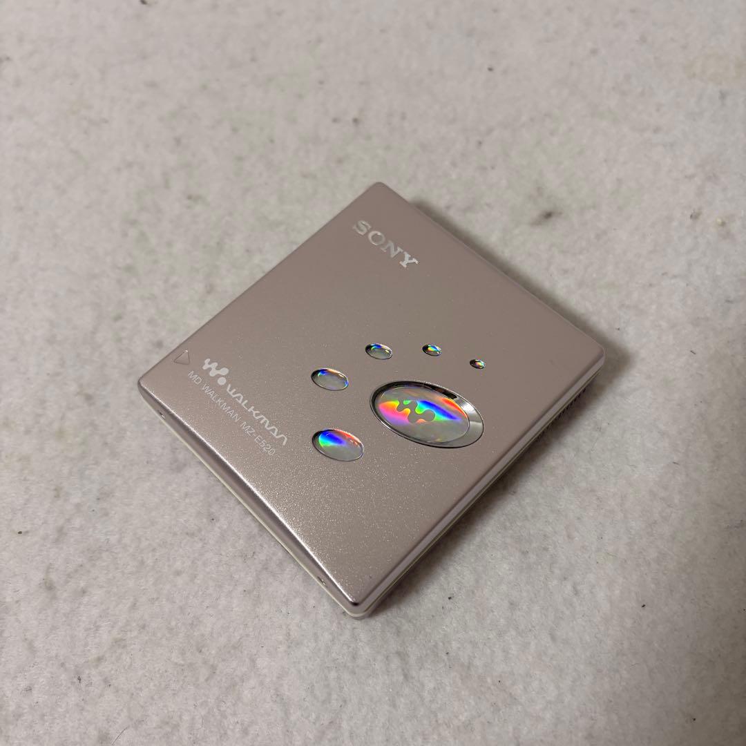 Sony WALKMAN MZ-E520 MDプレーヤー ピンク ウォークマン