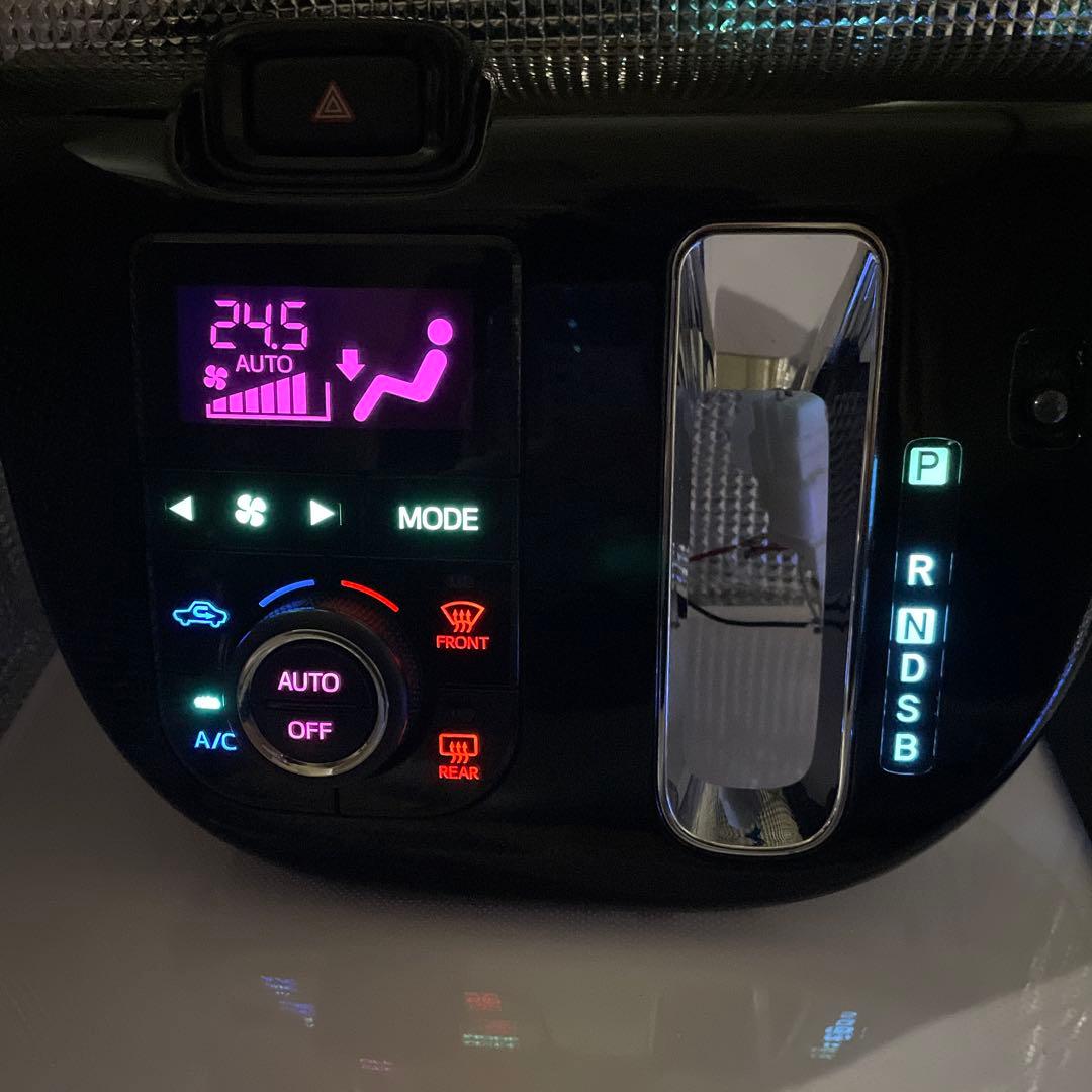 ムーブ　キャンバス　LED交換済み 完成品 エアコン パネル スイッチ