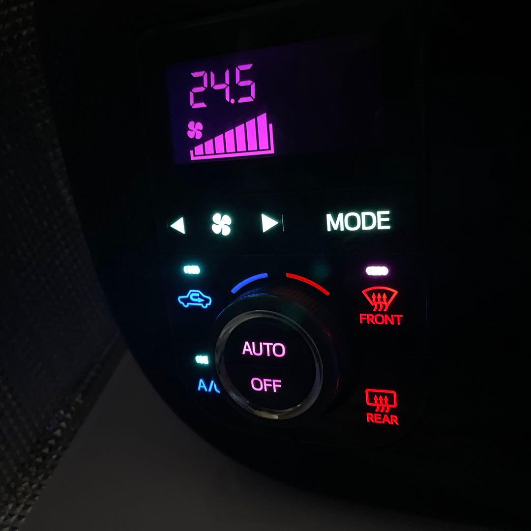 ムーブ　キャンバス　LED交換済み 完成品 エアコン パネル スイッチ