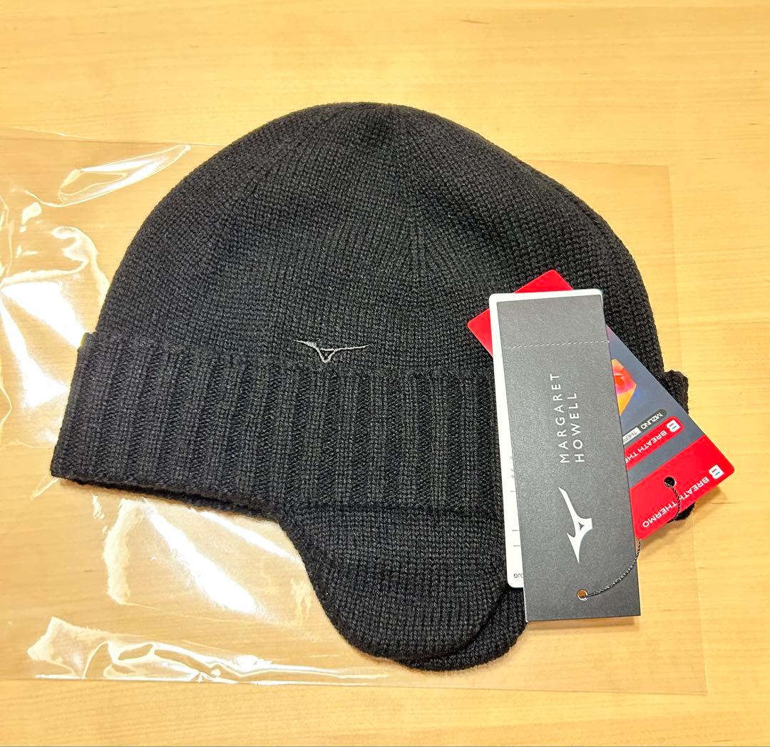 MARGARET HOWELL／吸湿発熱】ブレスサーモウールブーニー ニット帽