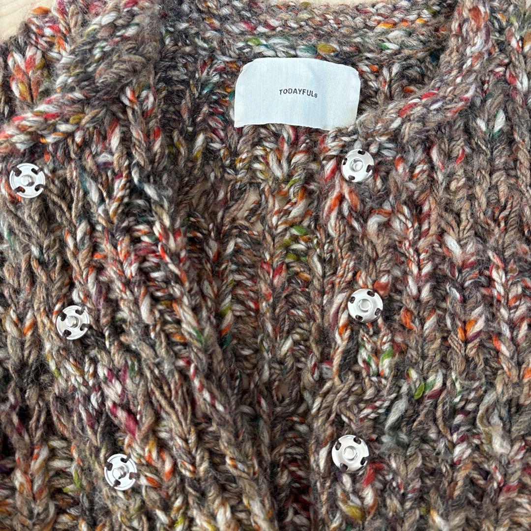 トップス todayful Mix Handknit Vest