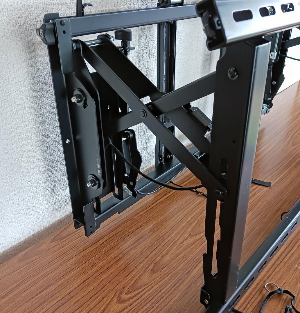 CHIEF ディスプレイマウント LVS1U 壁付タイプ　引出し機能付　横設置③